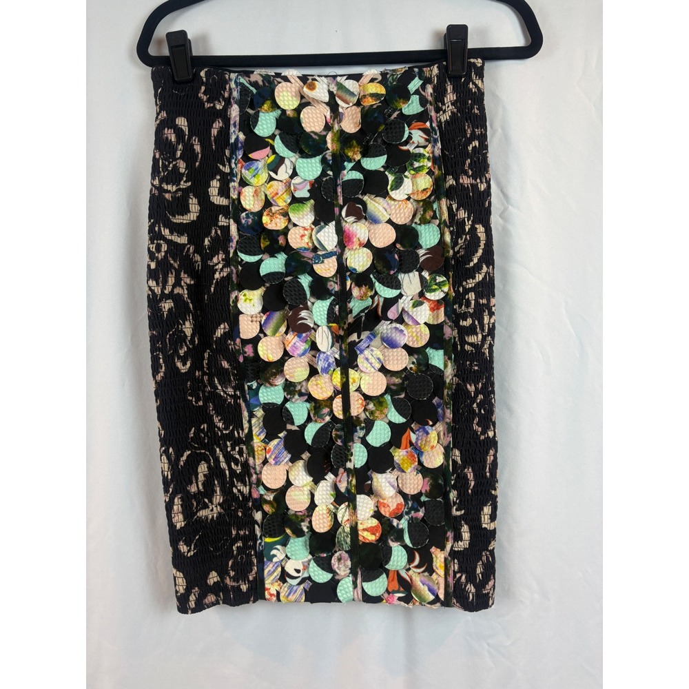Beguile Byron‎ Lars Anthropology Paillette Pencil Skirt Size 2